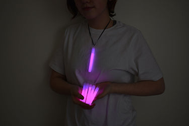 4 inch 10mm Pink Glow Sticks- 50 Per Package